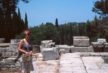 Ialissos vestiges de temple